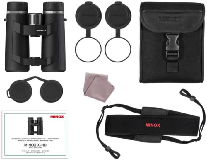 Minox X-HD Fernglas - Wasserdichtes Fernglas zur Wildtierbeobachtung und der Jagd - Robustes Binocul