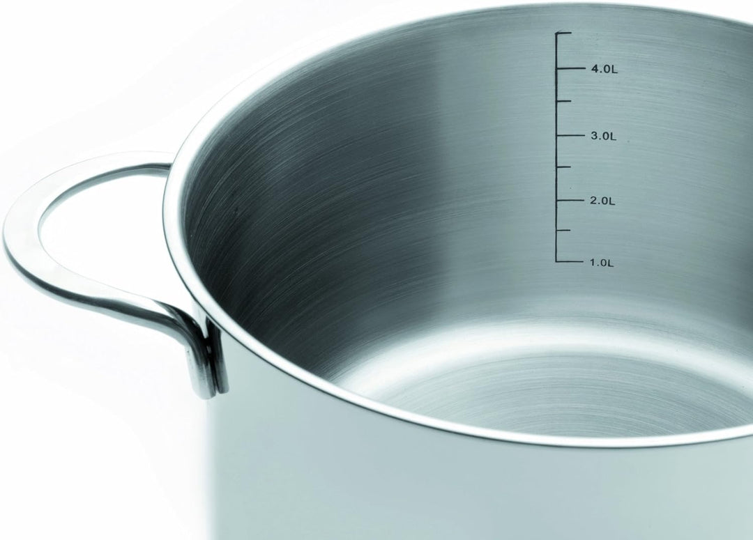 IBILI CACEROLA Con TAPA INOX NOAH 18 cm, Stainless Steel, Silber, 2-Einheiten 18 cms, 18 cms
