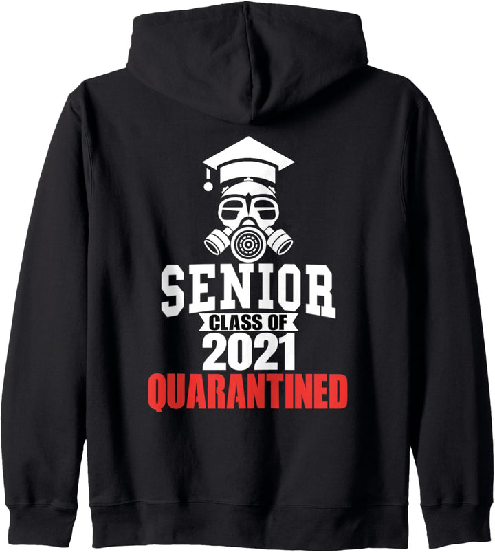 Klasse Von 2021 Gasmaske Quarantine Kapuzenjacke