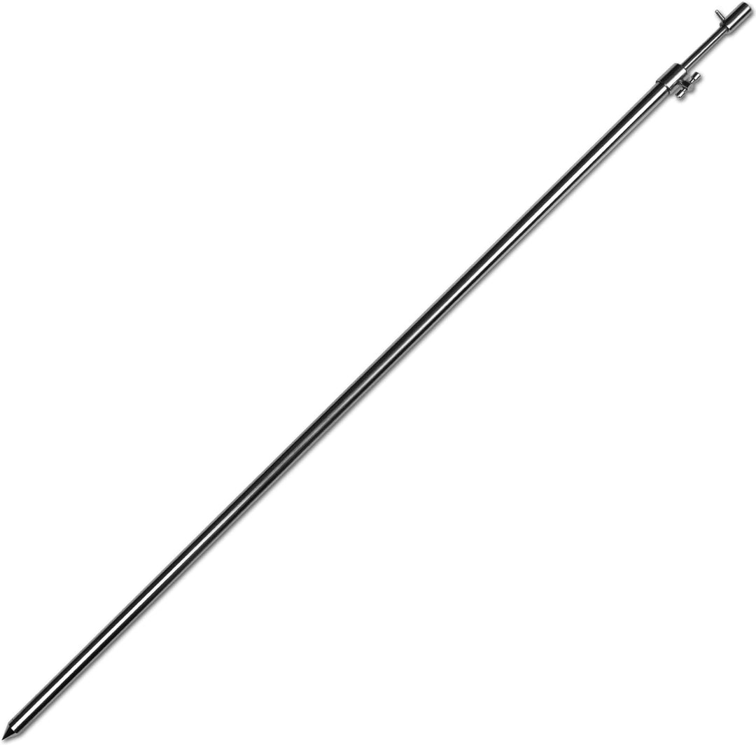 1-4 Stück Rutenhalter Bankstick Edelstahl Erdspeer Rod pod 50-90cm 75-120cm 4 Stück / 50 - 90cm, 4 S