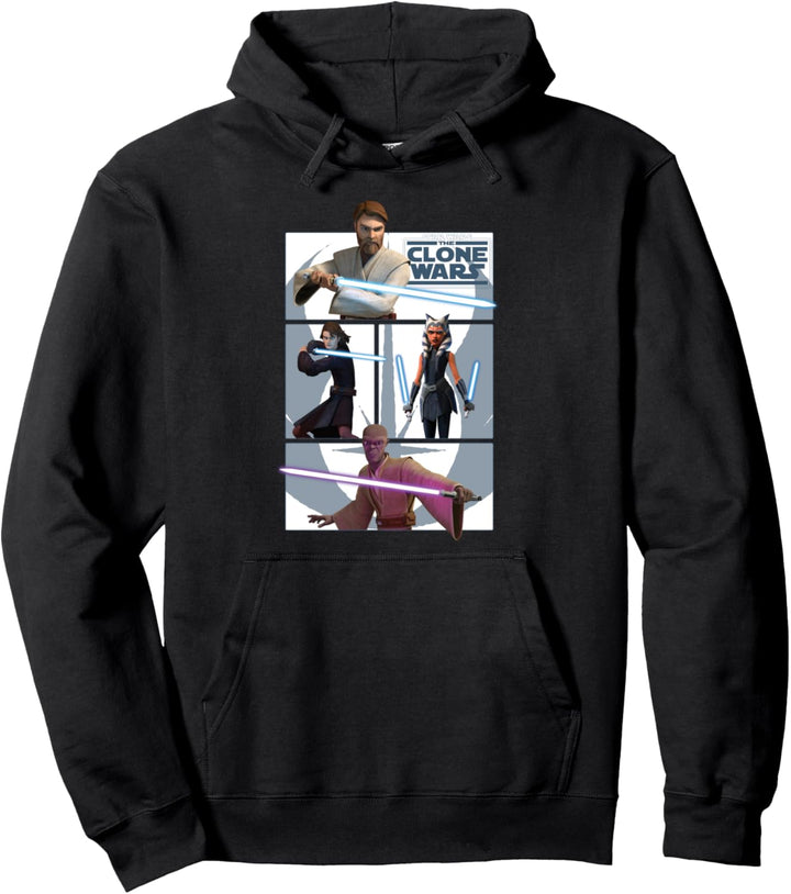 Star Wars: The Clone Wars Jedi Panels Pullover Hoodie