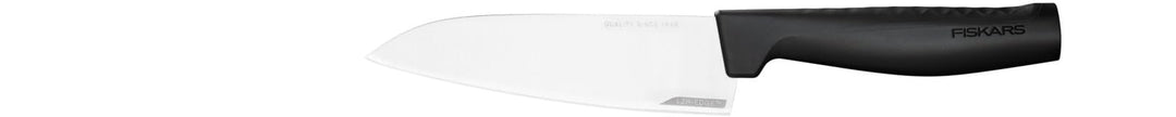 Fiskars Kochmesser, Hard Edge, Elegantes Design, Gesamtlänge: 25,1 cm, Rostfreier Stahl/Kunststoff,
