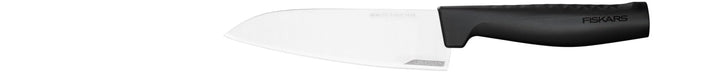 Fiskars Kochmesser, Hard Edge, Elegantes Design, Gesamtlänge: 25,1 cm, Rostfreier Stahl/Kunststoff,