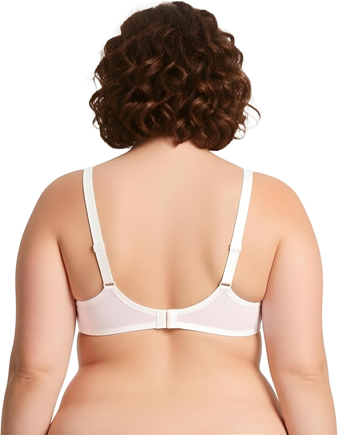 Curve Muse Damen-BH, ungefüttert, Balconette, Baumwolle, Spitze, Übergrösse, 2er- oder 3er-Pack 75D