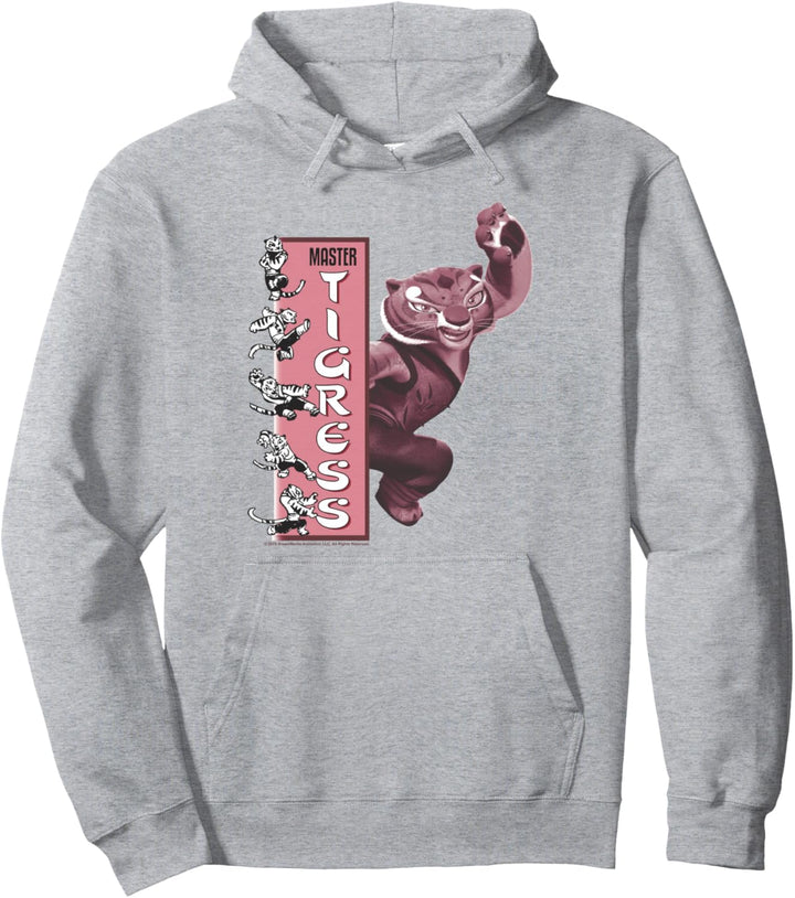 Kung Fu Panda Master Tigress Action Pose Banner Pullover Hoodie