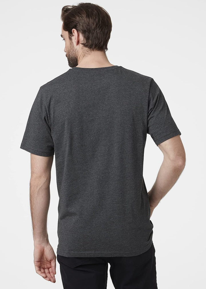 Helly Hansen Herren HH Logo T-Shirt S Ebony Melange, S Ebony Melange