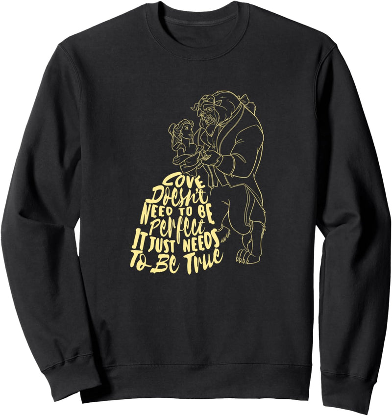 Disney Beauty And The Beast True Love Silhouette Sweatshirt