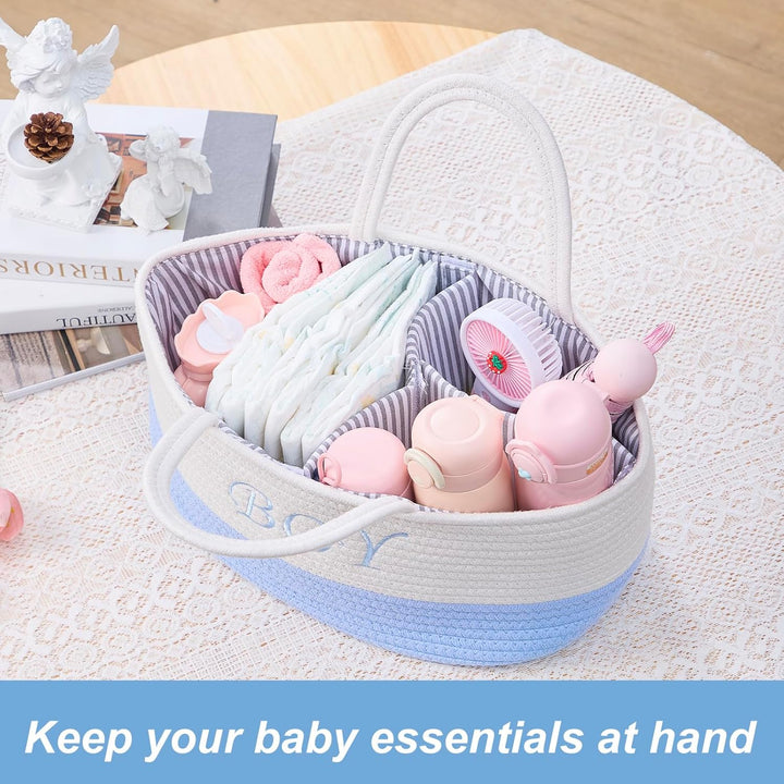 Folding table organizer, baby organizer basket, folding table storage basket, diaper Caddy with door