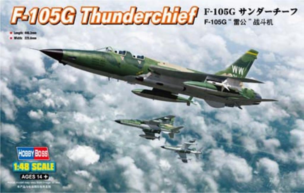 Hobby Boss 80333 Modellbausatz F-105G Thunderchief
