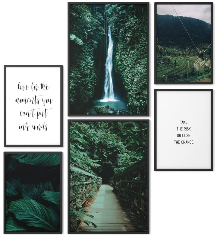 Papierschmiede® Mood Poster Set Wild Adventure, Bilder Wohnzimmer Deko Schlafzimmer, 2x DIN A3 (ca.