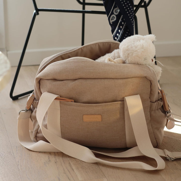 BÉABA, Wickeltasche Für Baby, mehrere Fächer, 10 Taschen, Trolley-Gleitverschluss, Schultergurt, iso