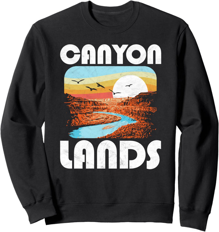 Canyonlands National Park Utah Retro Vibe Vintage 80's Sweatshirt
