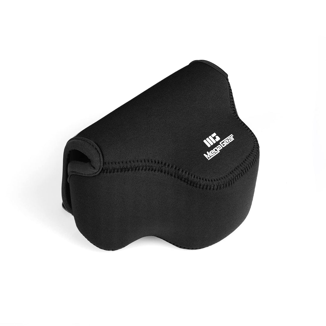 MegaGear Ultraleichte Neopren-Kameratasche kompatibel mit Nikon Z fc (16-50mm) (Black) Mg2012 Schwar