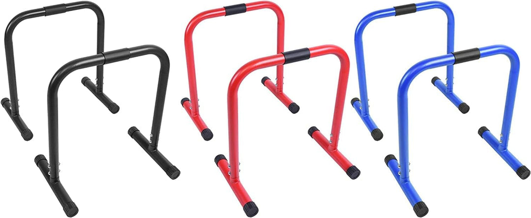 Dip Station Barren Push-up Stand Bar Fitness Parallettes Rutschsichere Griffe Street Workout Krafttr