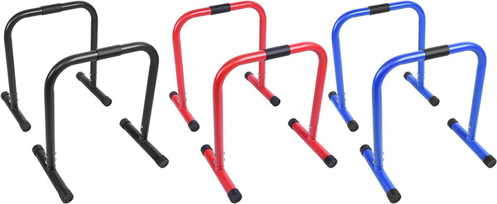 Dip Station Barren Push-up Stand Bar Fitness Parallettes Rutschsichere Griffe Street Workout Krafttr