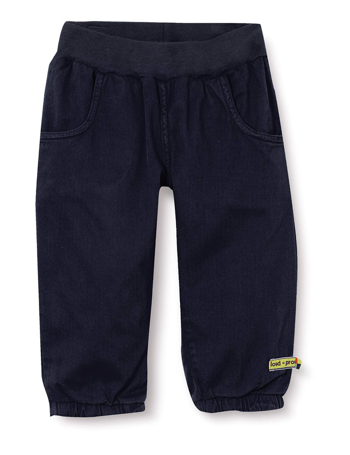 loud + proud Uni Kinder Gewebte, GOTS Zertifiziert Hose 62-68 Navy, 62-68 Navy