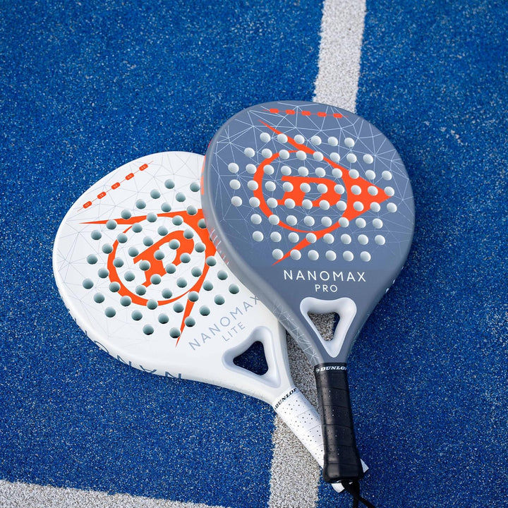 Dunlop Padel Bat Nanomax – Hybridform, Graphit-Rahmen, Medium-Balance Pro, Pro