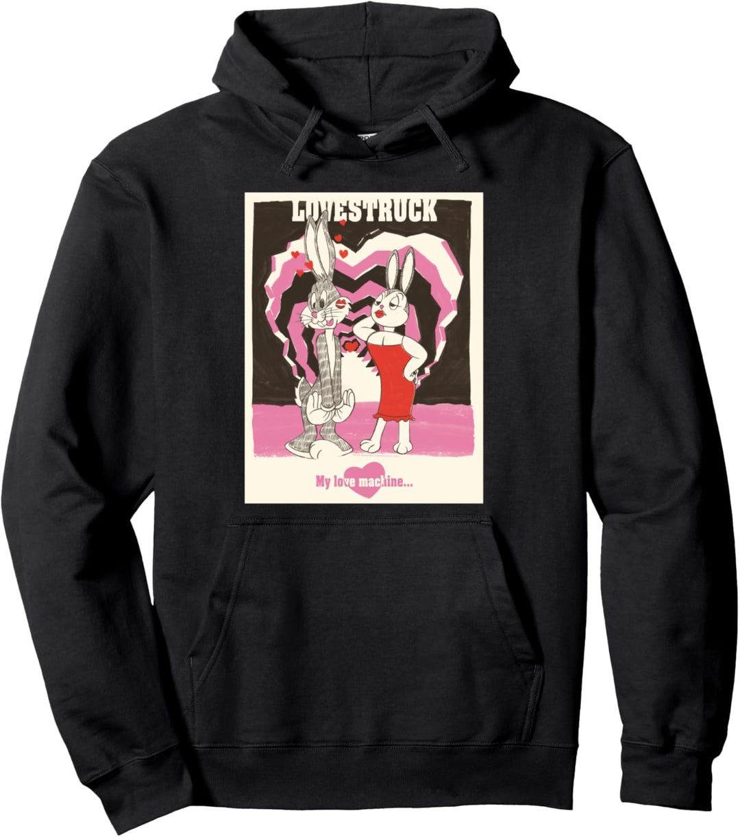 Looney Tunes Bugs Bunny Lovestruck Valentine Pullover Hoodie