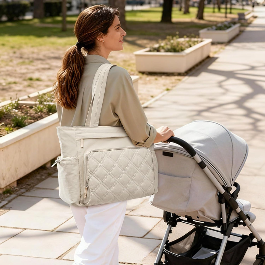 G4Free Packbare Sling-Tragetasche Wickeltasche Beige, Beige