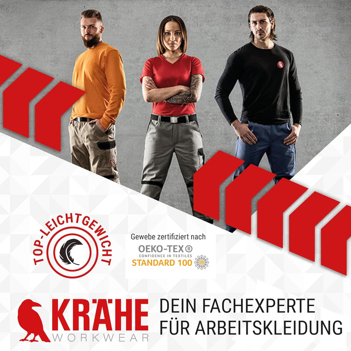 KRÄHE WORKWEAR Profession Pro Evo Bundhose I Arbeitshose I Made IN Europe I unser Allroundtalent mit