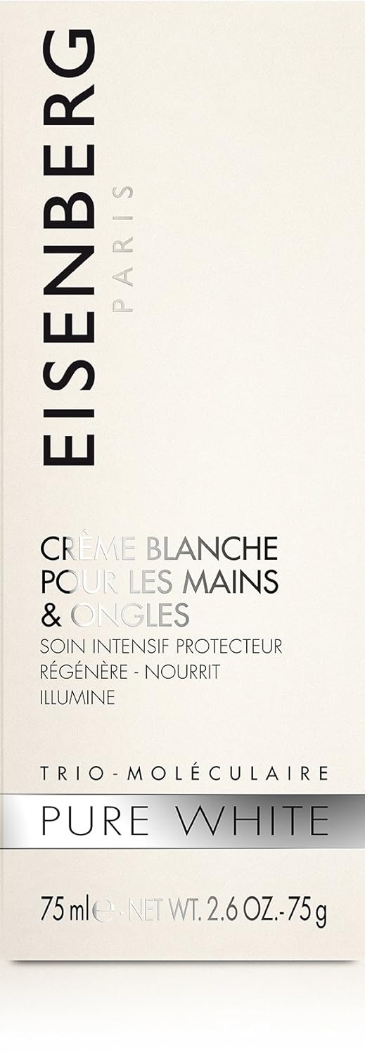 EISENBERG Pure White, Creme weiss für Mains und Nägel, 75 ml