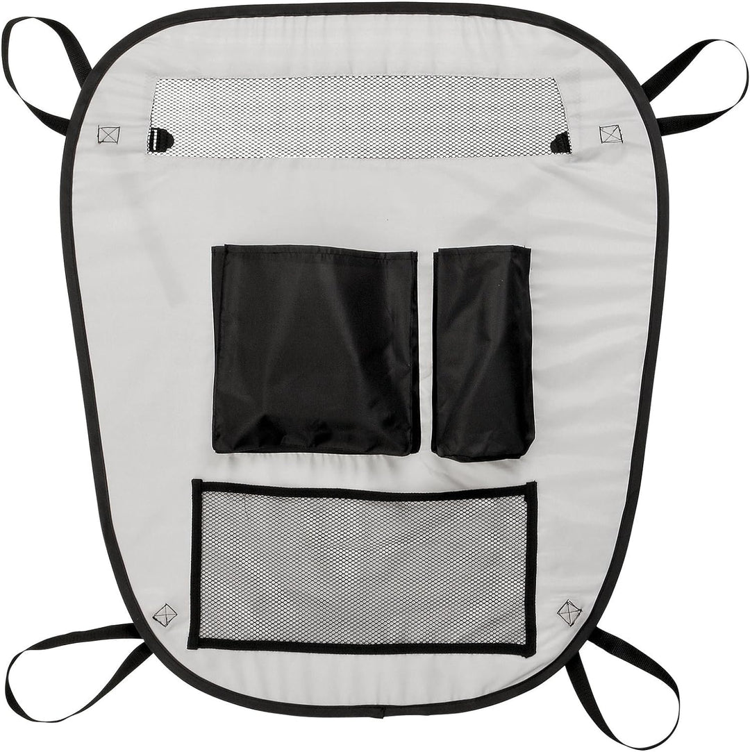 Avilia Auto-Trennnetz für Hunde – Barriere für Hunde mit 3 Taschen, aus Polyester, 60 x 70 cm