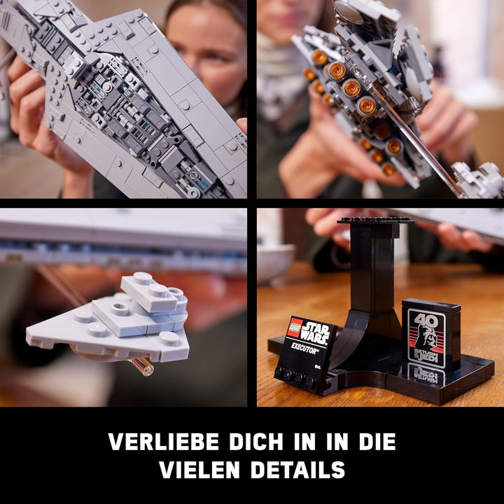 Lego Star Wars Sternenzerstörer & TIE Interceptor – Lego Star Destroyer Executor mit Lego TIE Fighte