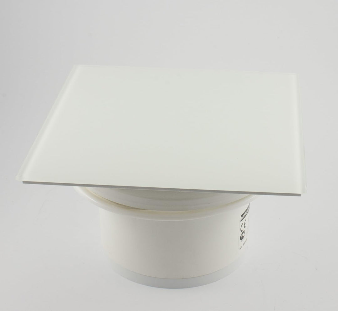 Ventilator Lüfter Badlüfter Mit integrierte Rückschlagklappe Glasfront stark 105 m³/h sehr leise 39
