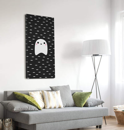 PICANOVA – Ghost 50x100cm – Premium Leinwanddruck – Kunstdruck Auf 2cm Holz-Keilrahmen Für Schlaf- U