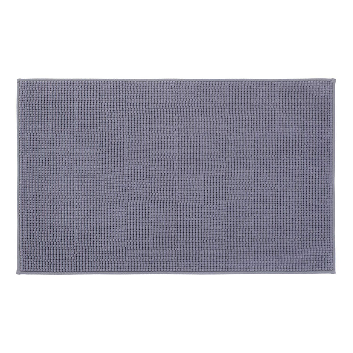 Gözze - Anti-Rutsch-Badematte, Superweich, 100% Mikrofaser, 60 x 100 cm - Grau Grau 60 x 100 cm, Gra