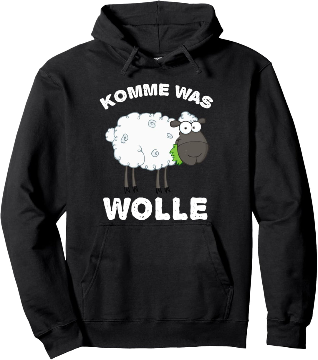 Schaf Wolle Design für Schäfer und Bauern Pullover Hoodie