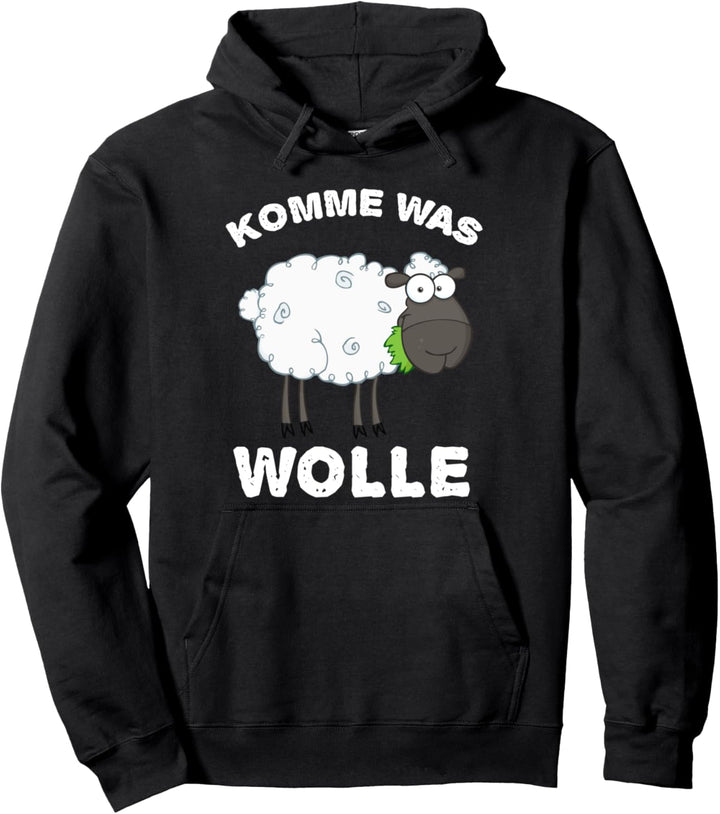 Schaf Wolle Design für Schäfer und Bauern Pullover Hoodie