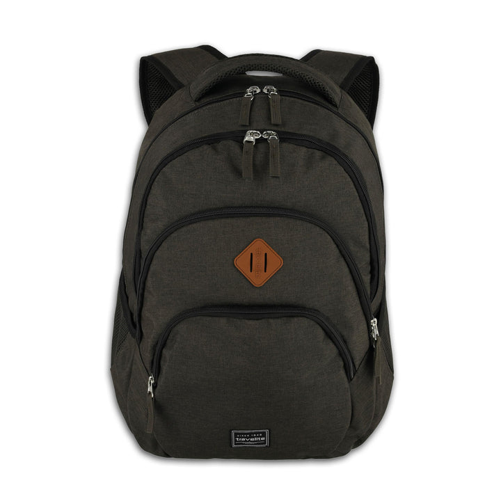 Travelite Handgepäck Rucksack, Laptop Rucksack 15,6 Zoll, BASICS, Daypack, Tagesrucksack mit vielen