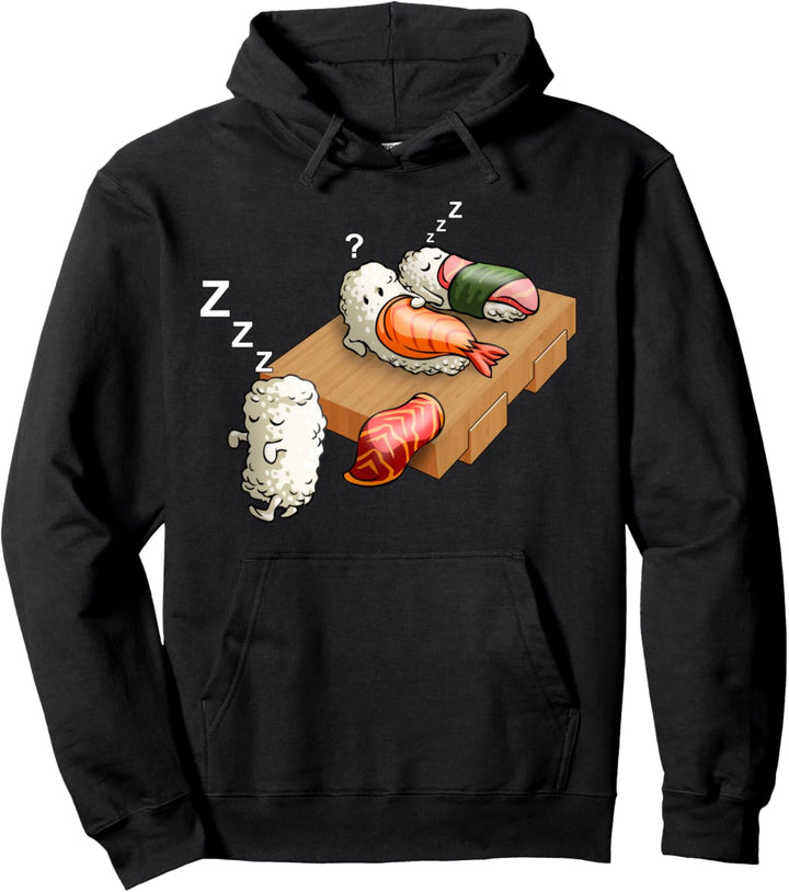 Süsses Walking Sushi Kawaii lustiges japanisches Sushi-Foodie Pullover Hoodie