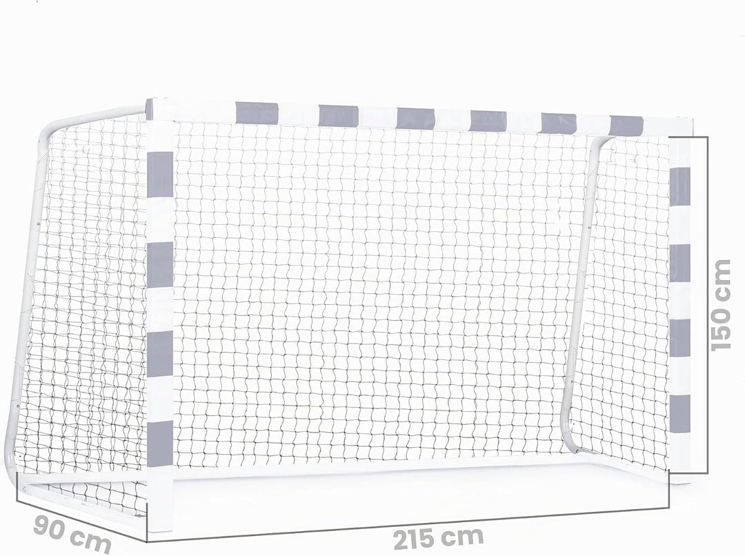 Neo-Sport Fussballnetz - Fussballtornetz Tornetz - Robust - Ersatznetz - 215 x 150 x 90 cm 215x150x9
