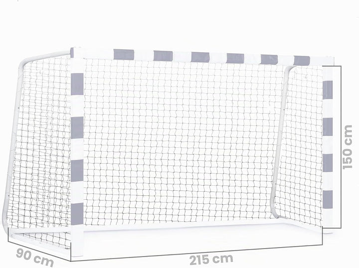 Neo-Sport Fussballnetz - Fussballtornetz Tornetz - Robust - Ersatznetz - 215 x 150 x 90 cm 215x150x9