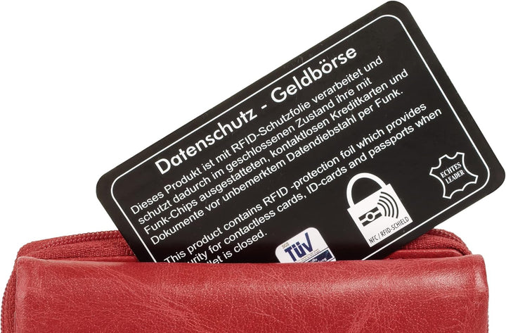 bruno banani Geldbörse Echt Leder rot Damen - 021753, Rot
