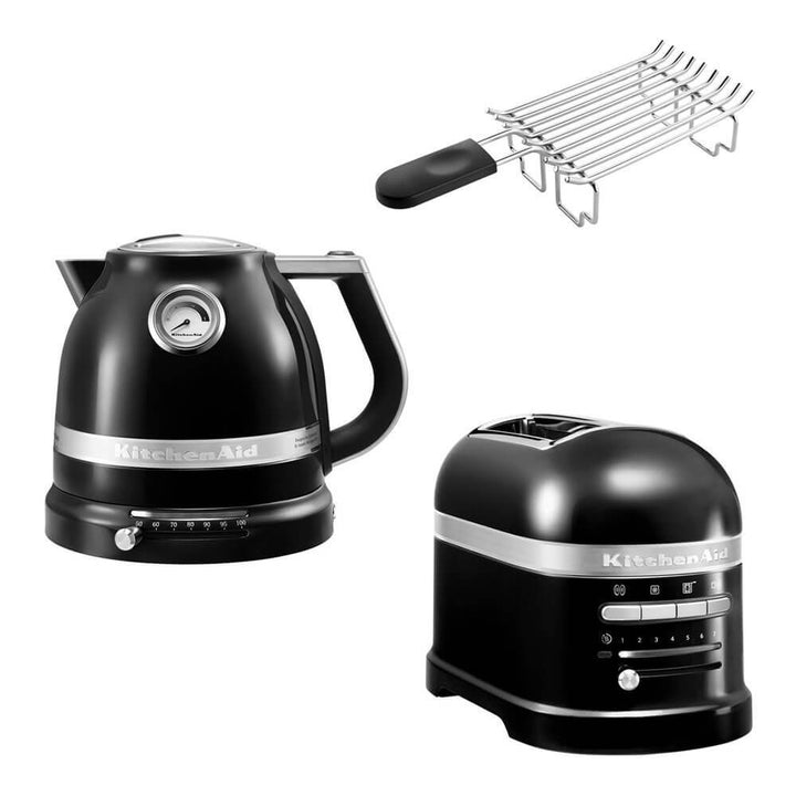 KitchenAid Artisan Frühstücks Set | incl. Wasserkocher 5KEK1522, 2 Scheiben Toaster 5KMT2204 und Brö