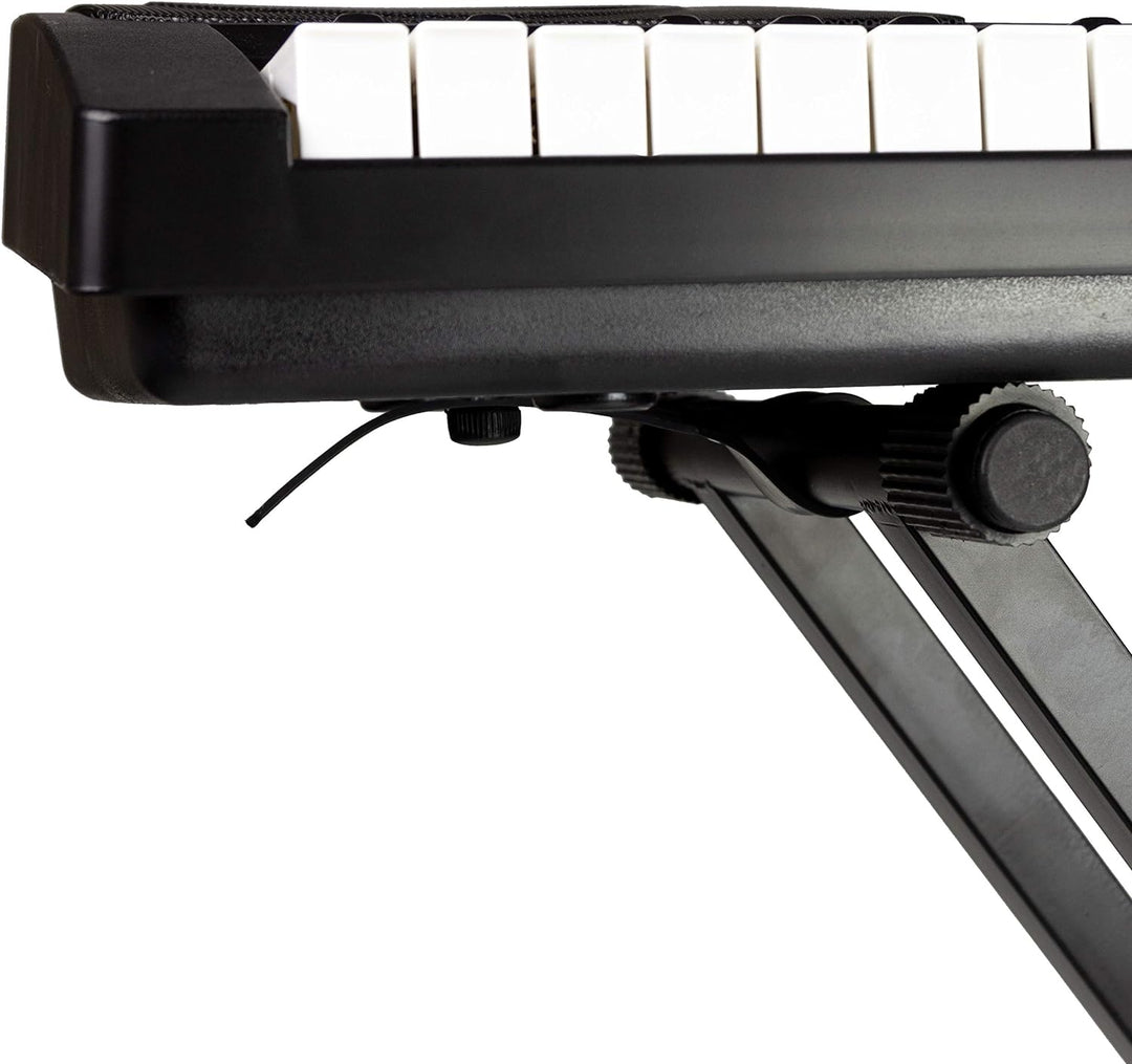 Rockjam Double Bracked Einstellbarer Tastaturständer mit Verriegelungsbändern Double Bracked
