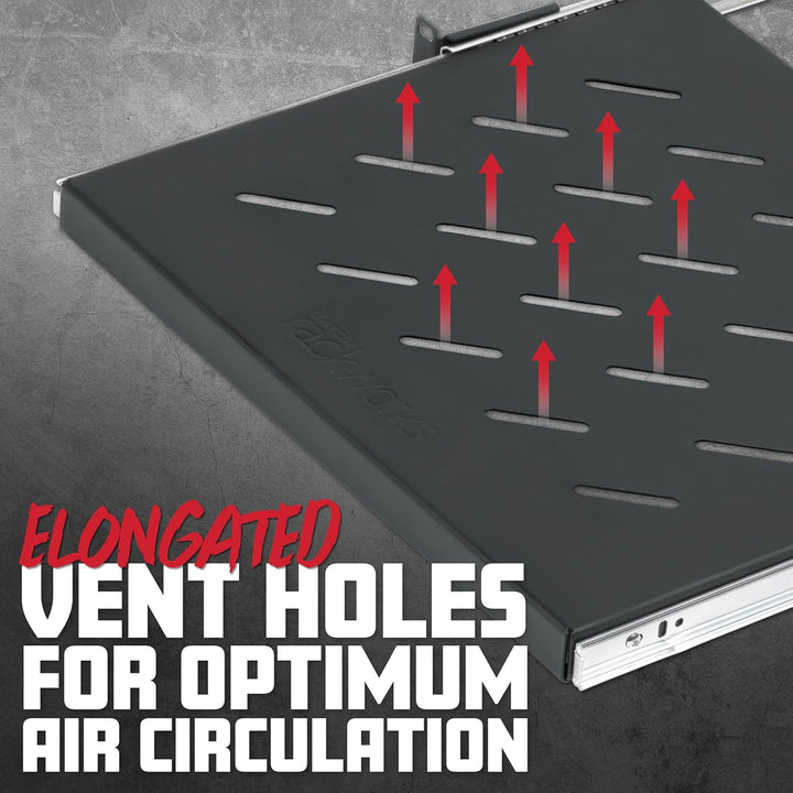 Gator GRW-SHELF1SLD 1U 13,8 Zoll Schieberegal 1U Rack Space - Sliding, 1U Rack Space - Sliding