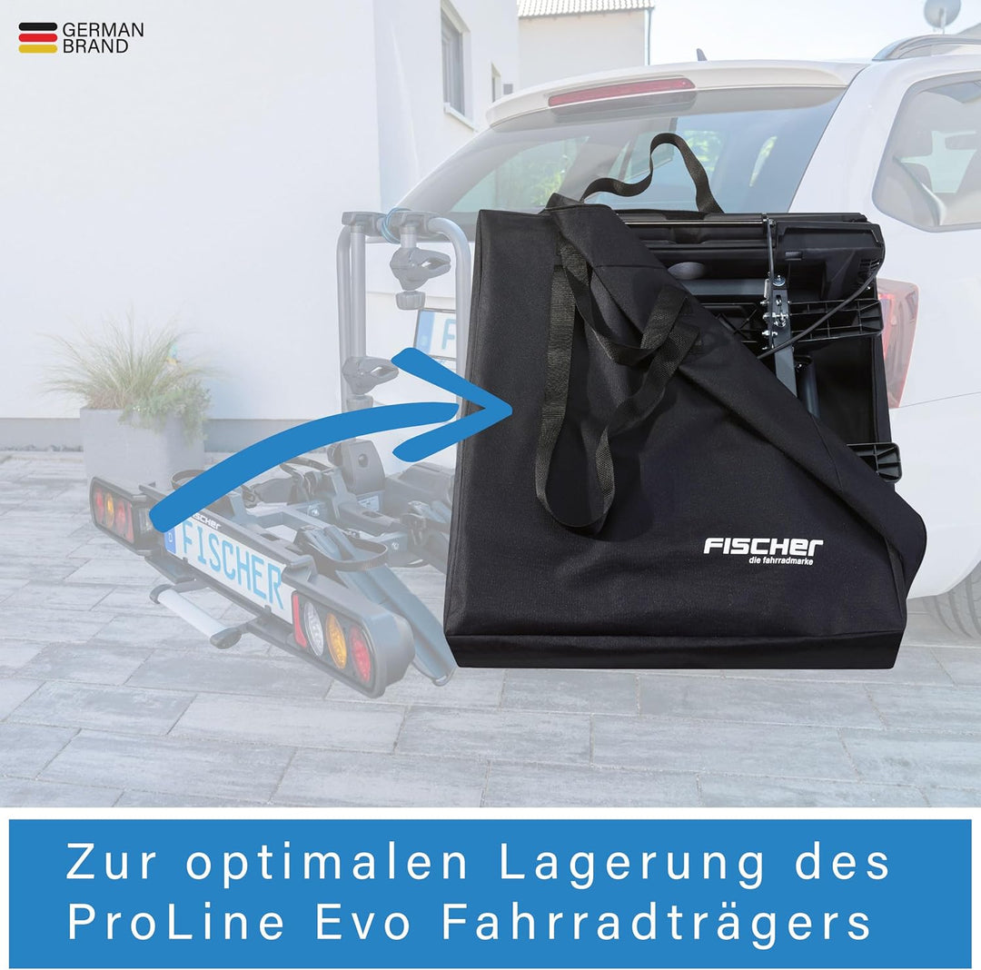 FISCHER Aufbewahrungstasche für Kupplungsfahrradträger 126001, strapazierfähig und wasserabweisend,