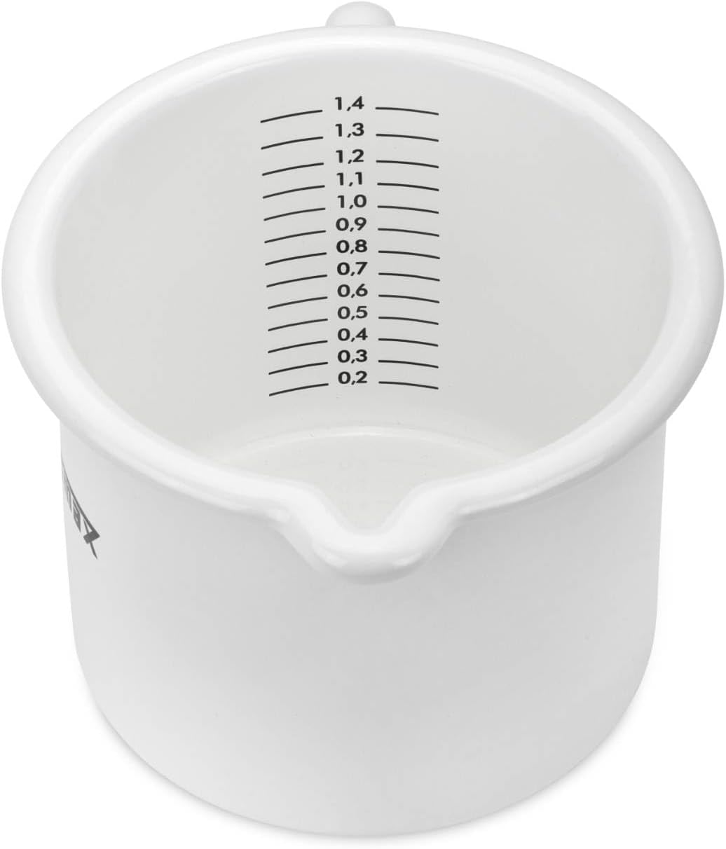 Petromax Emaille Milchtopf (1,4 Liter, weiss) Weiss 1,4 Liter, Weiss 1,4 Liter