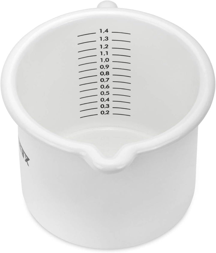 Petromax Emaille Milchtopf (1,4 Liter, weiss) Weiss 1,4 Liter, Weiss 1,4 Liter