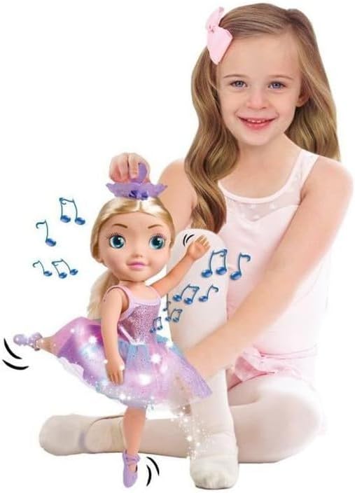 Bandai - Ballerina Dreamer-Grosse Tänzerin, 45 cm, Musik-Ballerine-Puppe mit Tanz, Tanz, HUN8731