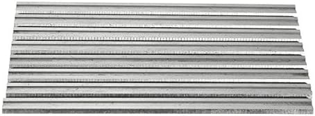 MASUNN 8 Stück 82 mm x 5,5 mm Hss Hobelmesser umkehrbar für Bosch Black Decker Mafell