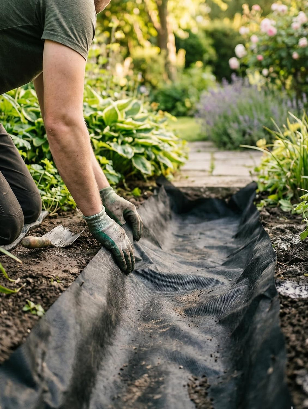 ASF Drainagevlies 150g/m² 10m x 1m – Extra Starkes Filtervlies, Geotextil Gartenvlies Wasserdurchläs
