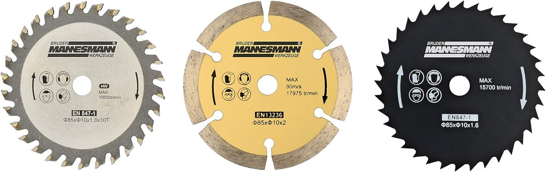 Brüder Mannesmann Werkzeuge Mini-Handkreissäge (600W) M12891