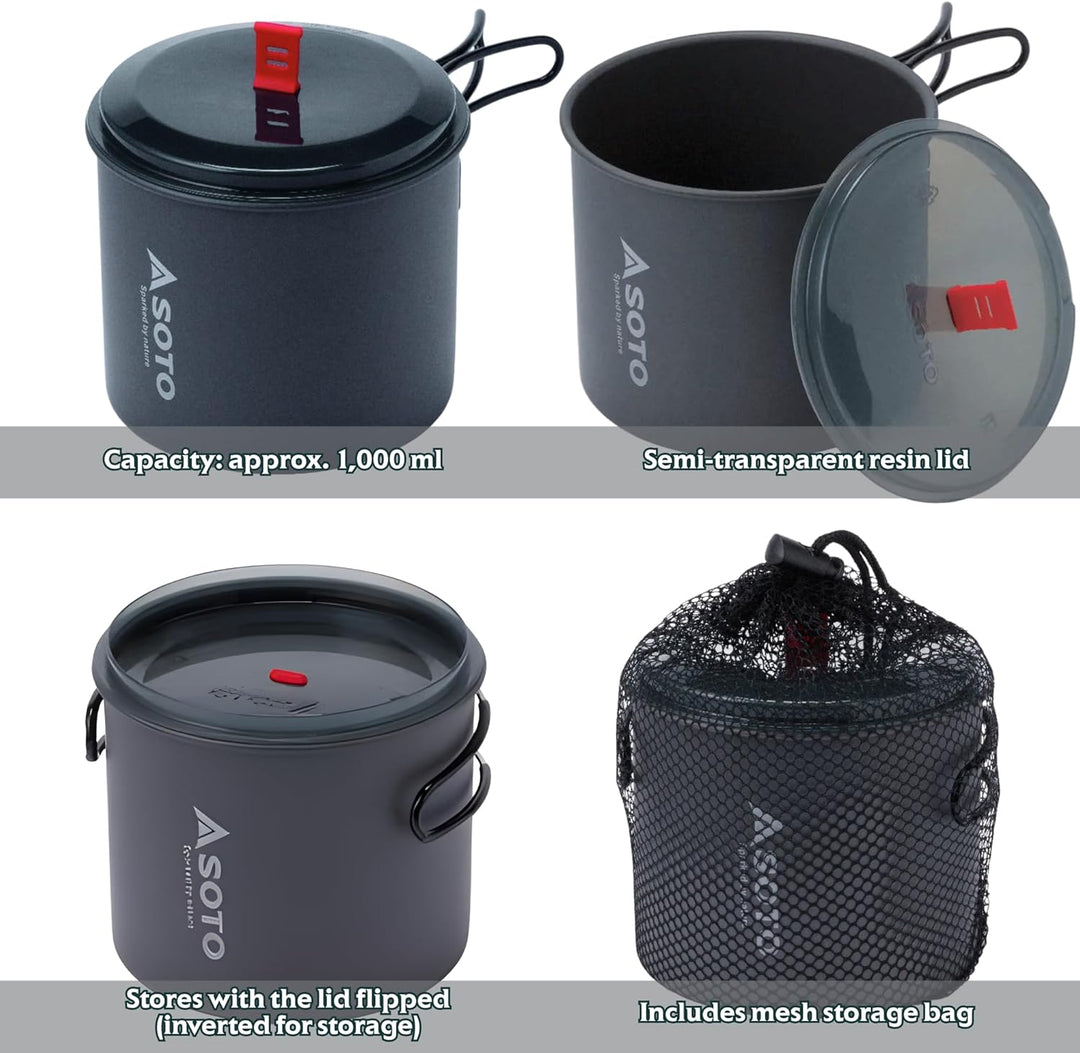 SOTO New River Pot 1000 ml 1000ml, 1000ml