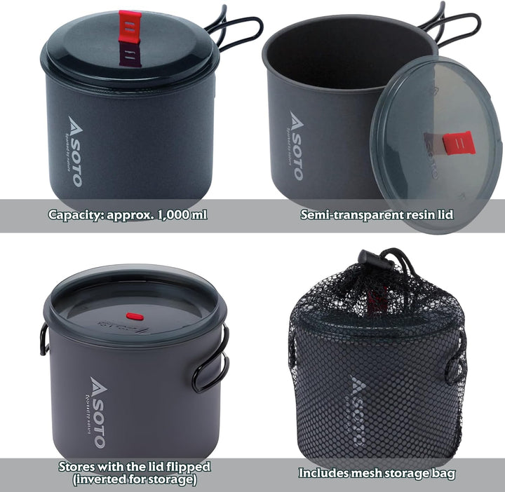 SOTO New River Pot 1000 ml 1000ml, 1000ml