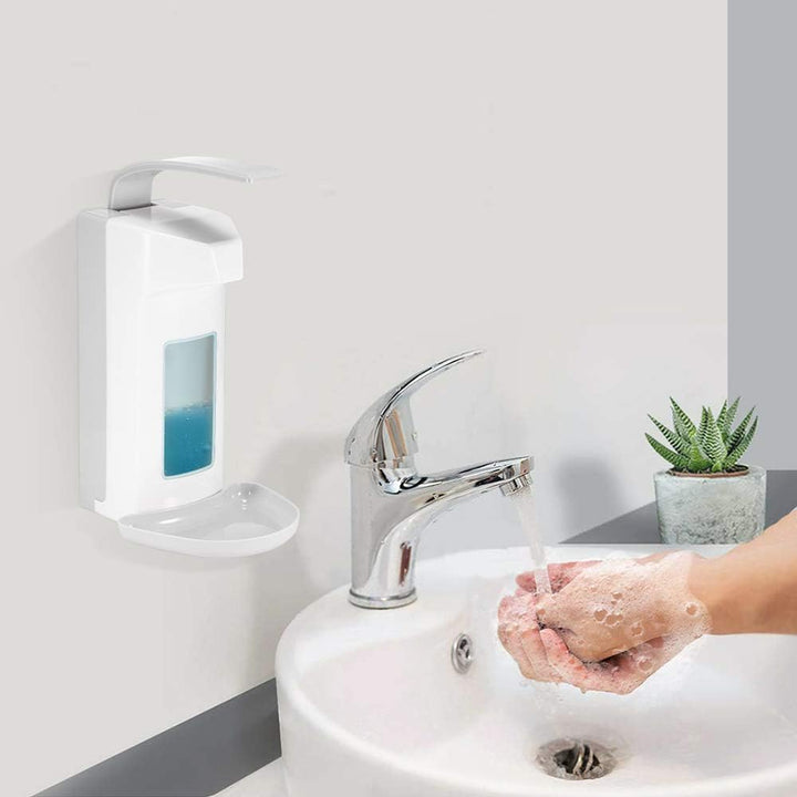 Ourleeme Desinfektionsmittelspender 1000ml Ellenbogen Seifenspender Wandspender Händedesinfektion Pr